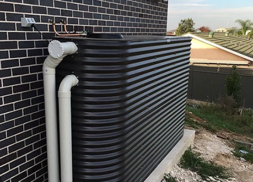 Professional rainwater tank installation